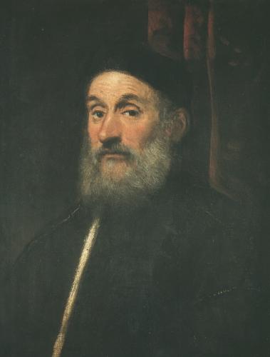Jacobo Robusti, genannt Tintoretto: M�nnerbildnis (Kat. Nr. 7)
