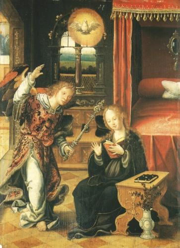 Br�sseler Meister um 1520: Mariae Verk�ndigung (Kat. Nr. 10)