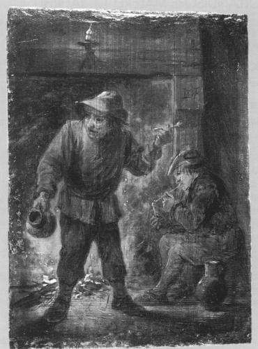 David Teniers der J�ngere: Zwei Raucher am Kamin (Kat. Nr. 25)