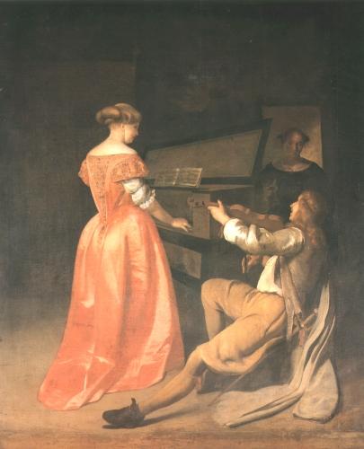Jacob van Ochtervelt: Das Duett (Kat. Nr. 37)