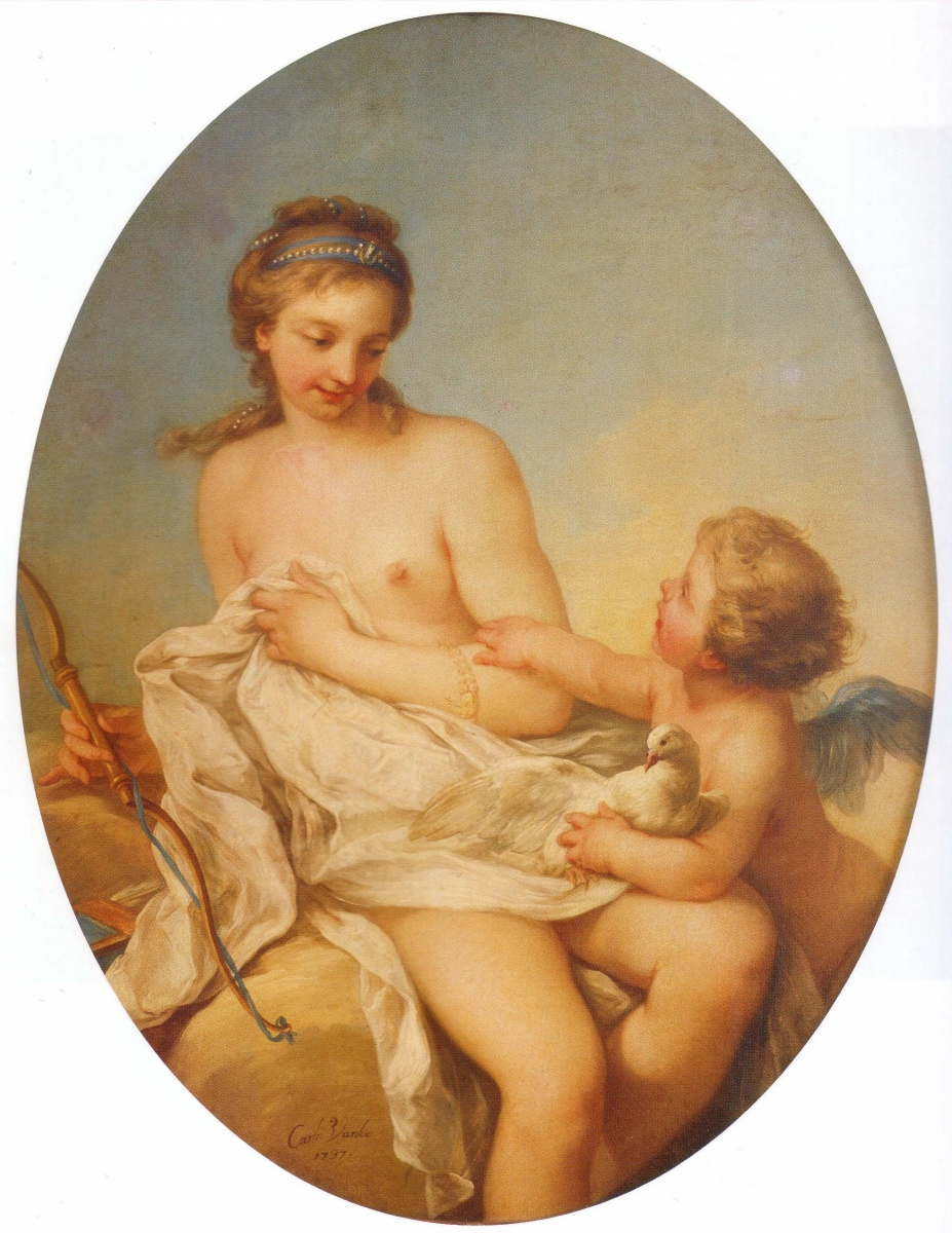 Die Entwaffnung Amors durch Venus  