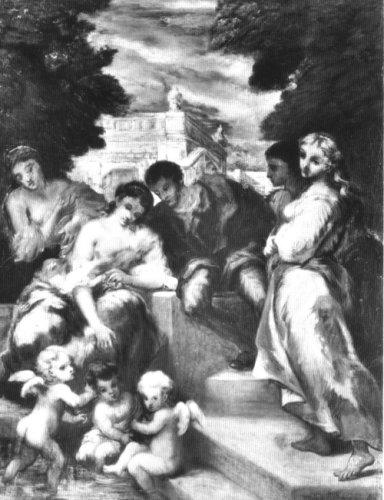 Italienische Parkszene 