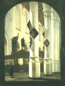 Innenansicht der »Oude Kerk« in Delft    
