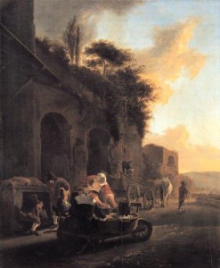 Italienische Straßenszene          