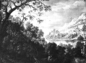 Landschaft mit Paulus von Theben   