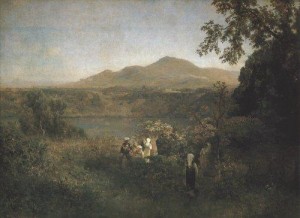 Sommerlandschaft am Albanersee 