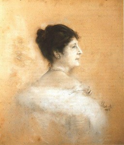Bildnis Sophie Freifrau von Heyl, geb. Stein (1847 - 1915) 