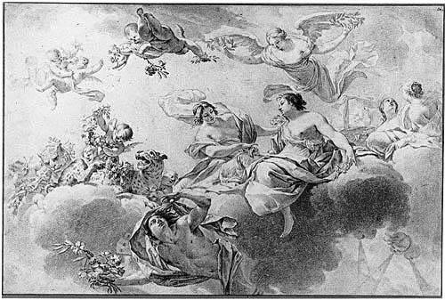 Sir Nicolas Dorigny: Allegorische Szene